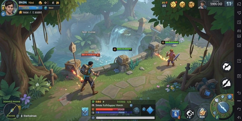 Tampilan gameplay 9N9N yang menarik dan interaktif.