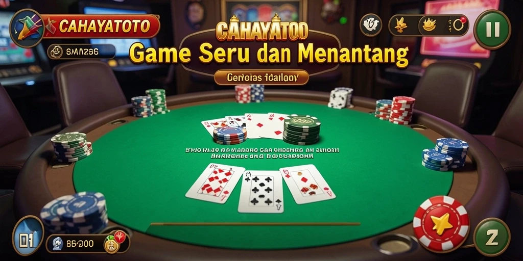 Tampilan gameplay seru dan interaktif dari CAHAYATOTO.