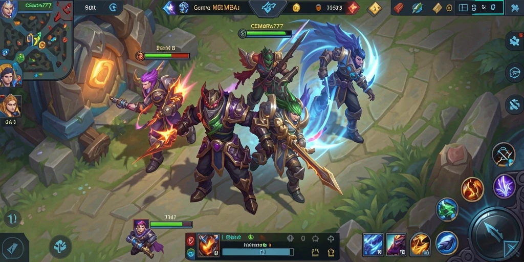 Tampilan gameplay seru dan strategi di CEMARA777.