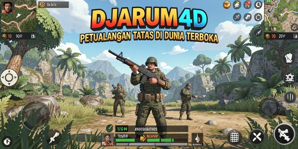Tampilan gameplay yang mendebarkan di dunia Open World DJARUM4D.