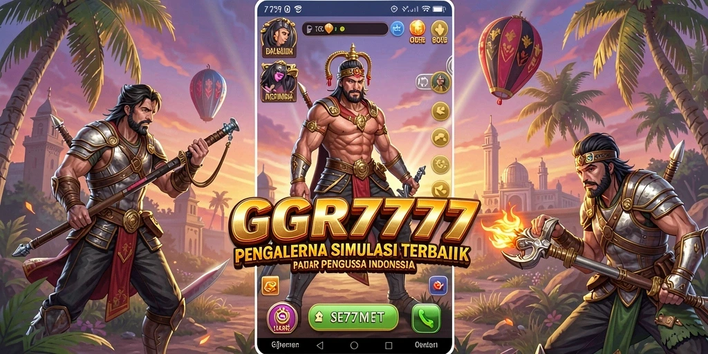 Tangkapan layar utama GGR7777 menampilkan interaksi gameplay yang seru.