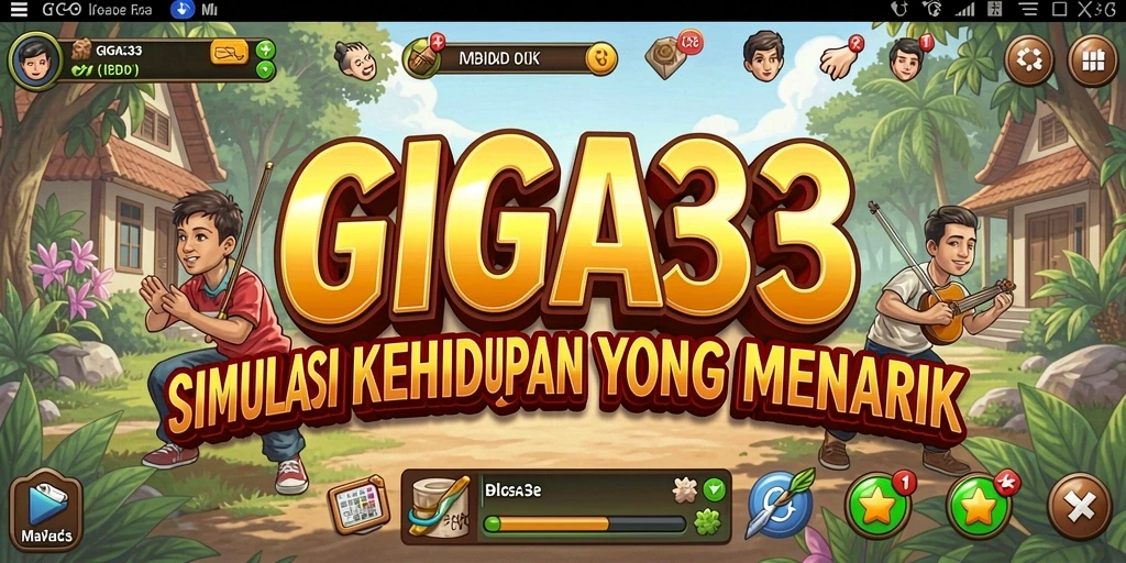 Gameplay mendalam dan interaktif dari GIGA33 dengan pengalaman simulasi yang realistis.