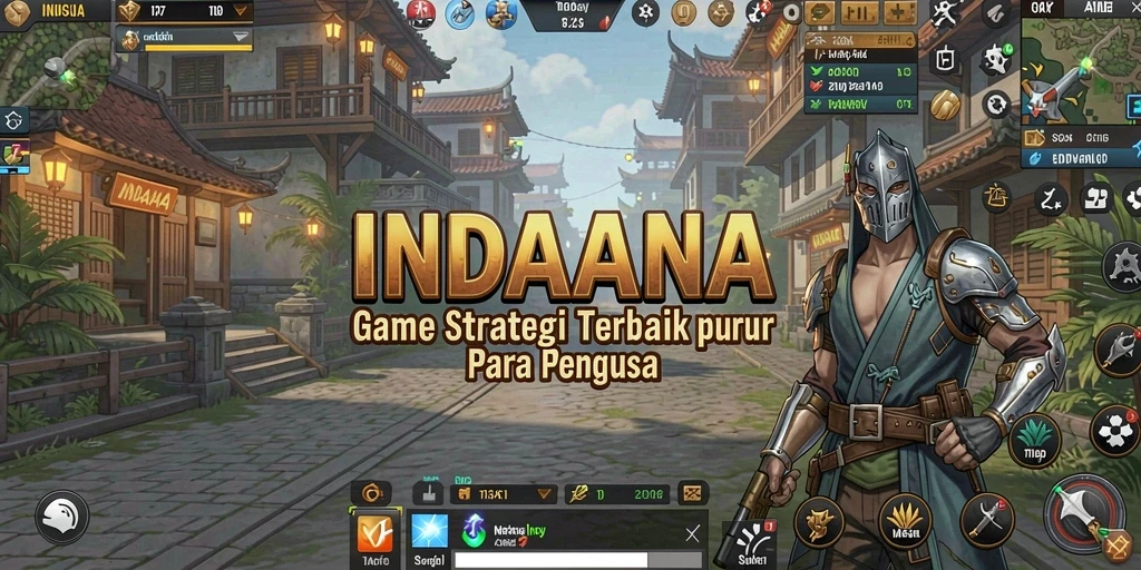 Tampilan gameplay seru di INDAAA yang penuh strategi.