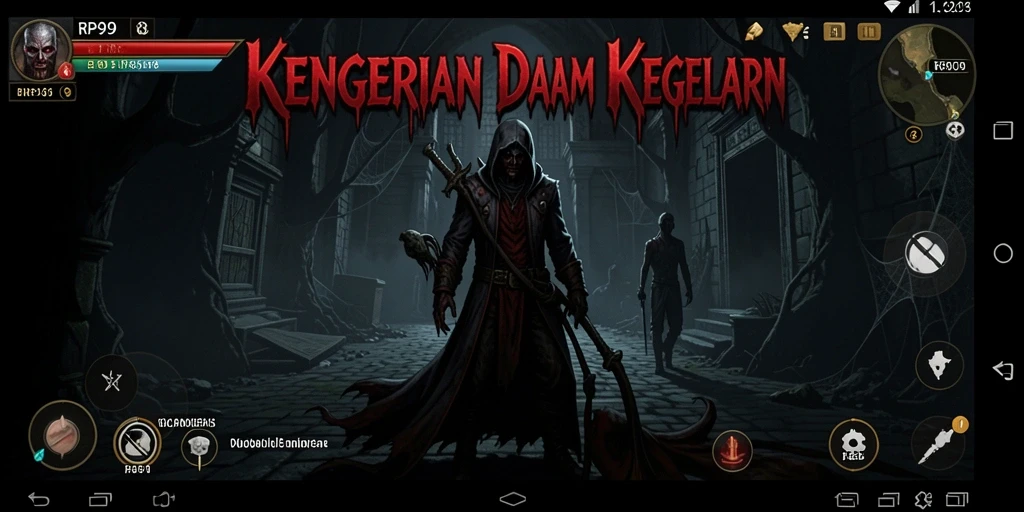 Gameplay menegangkan di RP99 saat menjelajahi tempat-tempat angker.